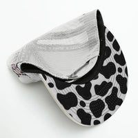 De Rancho Cow Print (WHITE) Dr077 Hat