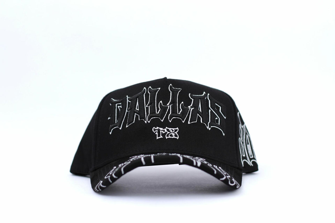 De Rancho A-frame Hat Dallas (BLACK) Dr271