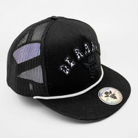 De Rancho Cow Print (BLACK) Dr080 Hat