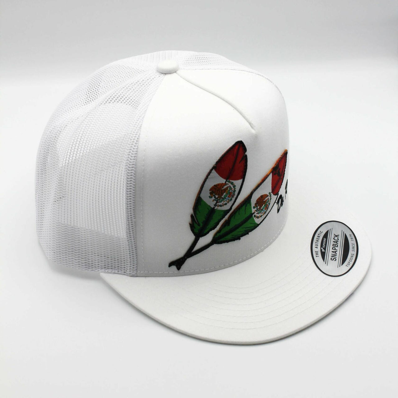 Mexico Feather White Hat