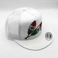Mexico Feather White Hat