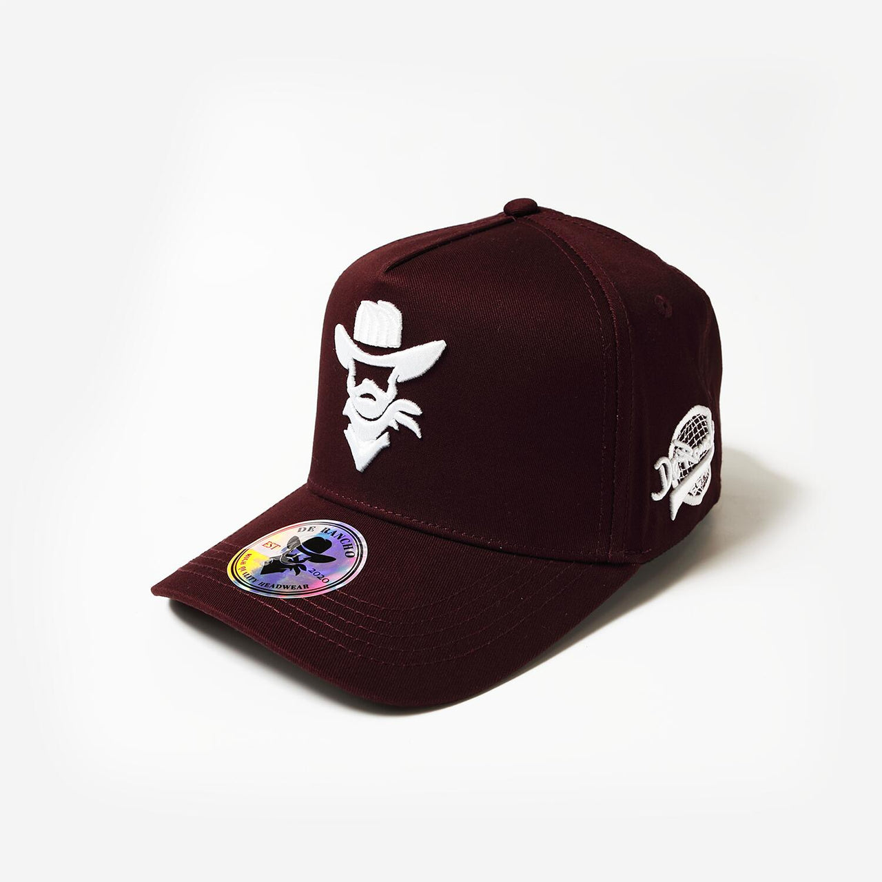 De Rancho A-frame Hat Burgundy