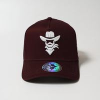 De Rancho A-frame Hat Burgundy