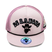 De Rancho Cow Print (PINK) Dr078 Hat