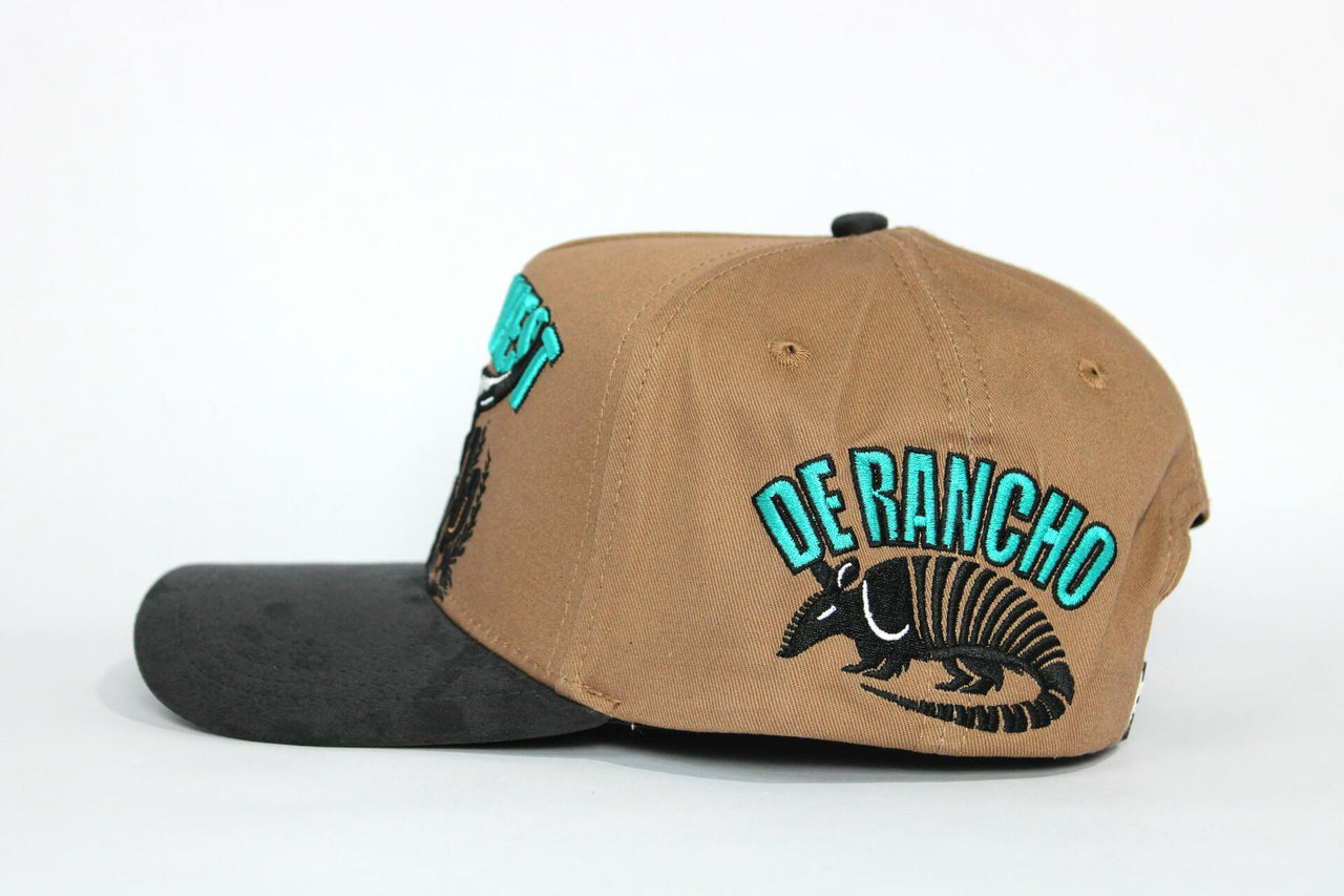 De Rancho Wild West A-frame Hat (BROWN)