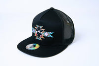 De Rancho Tribal Cross Cowboy Hat (BLACK) Dr027
