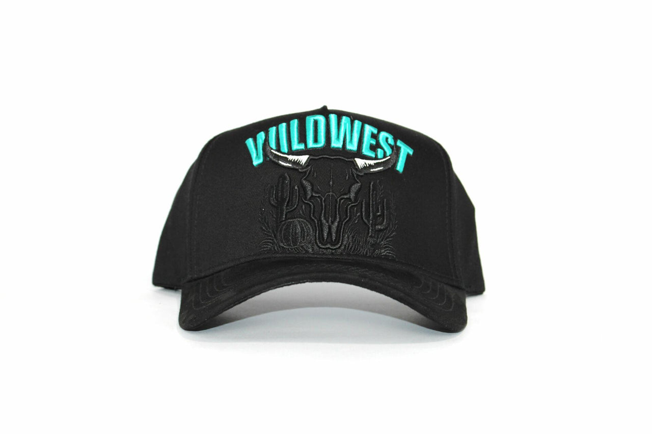 De Rancho Wild West A-frame Hat (BLACK)
