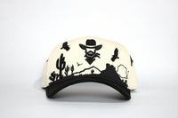 De Rancho Zopilote A-frame Hat (CREAM/BLACK)
