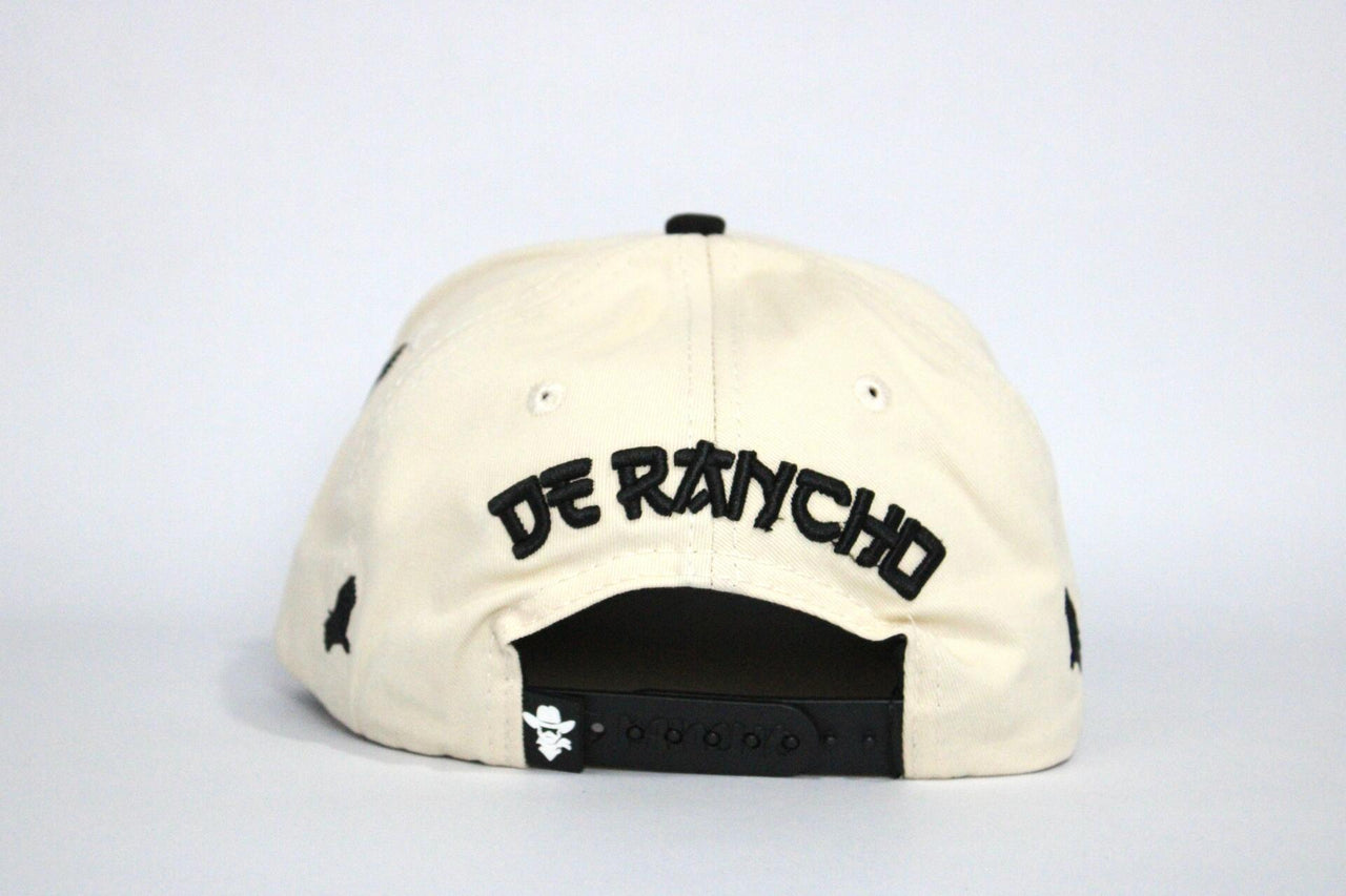 De Rancho Zopilote A-frame Hat (CREAM/BLACK)