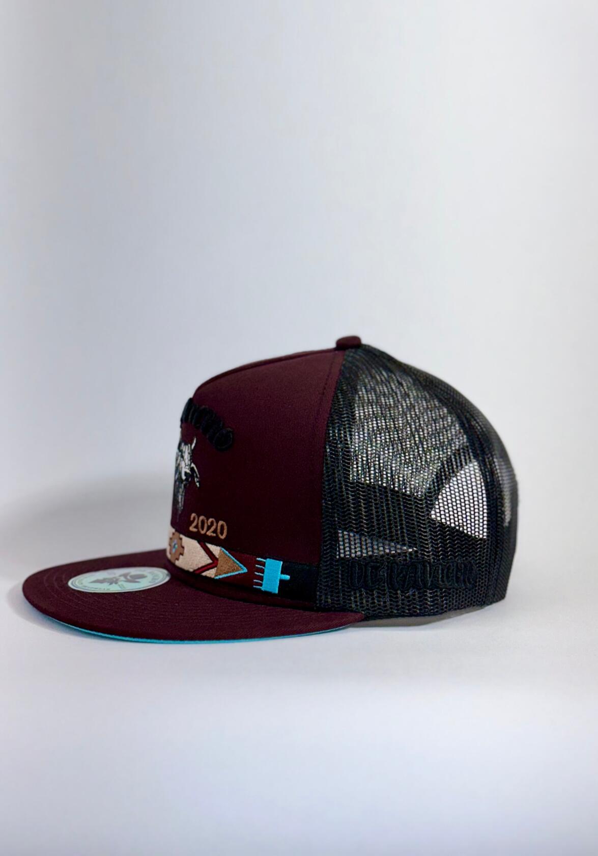 De Rancho Tribal Bull (BURGUNDY) Dr205 Hat