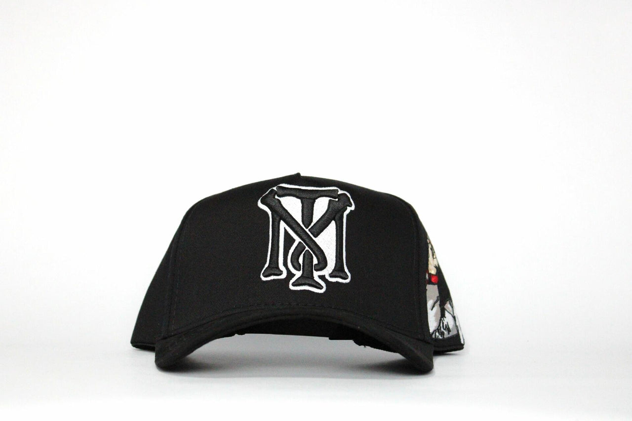De Rancho A-frame Scarface Hat (BLACK)