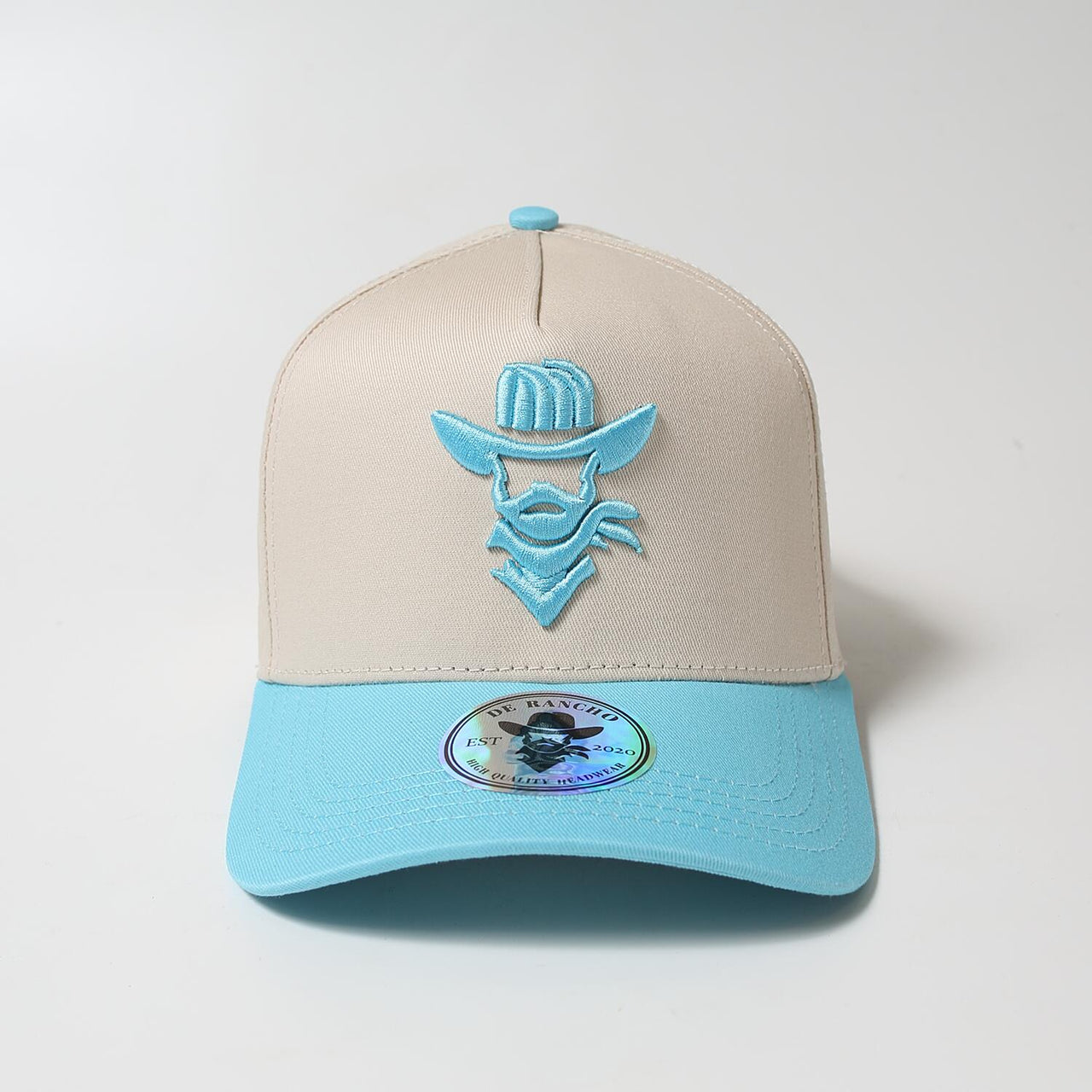 De Rancho A-frame Hat (CREAM/BLUE)