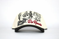 De Rancho Sierra Sunset A-frame Hat (CREAM/BLACK)