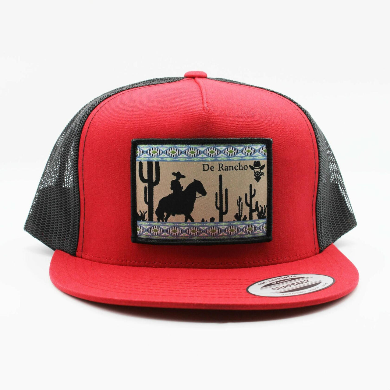 De Rancho Cowboy Aztec Red Hat