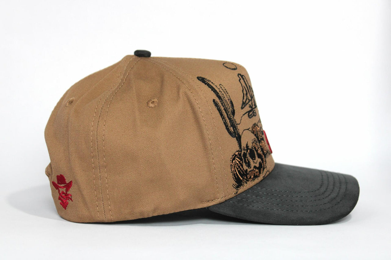 De Rancho Sierra Sunset A-frame Hat (BROWN/BLACK)