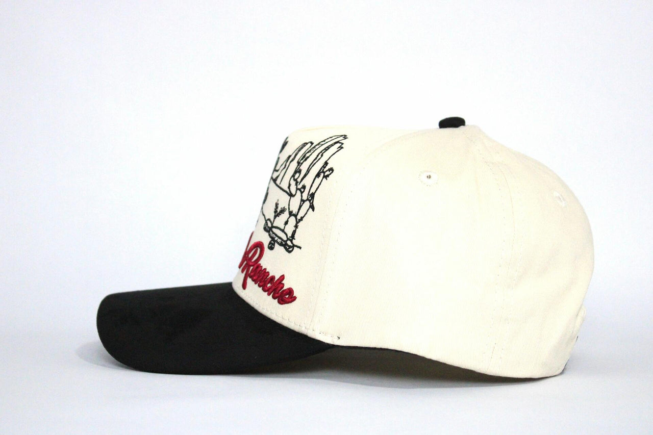 De Rancho Sierra Sunset A-frame Hat (CREAM/BLACK)