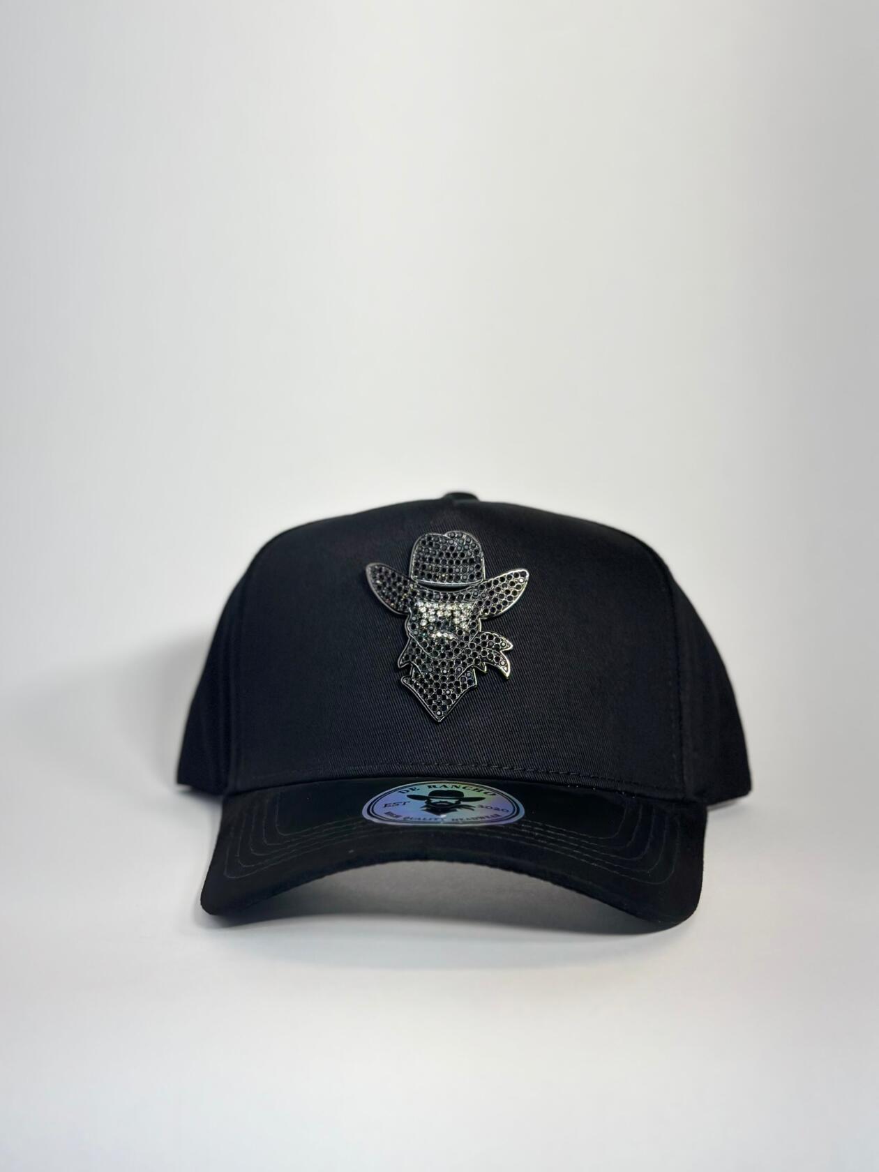 De Rancho Diamond Dust Suede Special Edition Hat (BLACK) Dr231