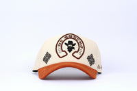 De Rancho Herradura A-frame Hat (BEIGE/ORANGE)