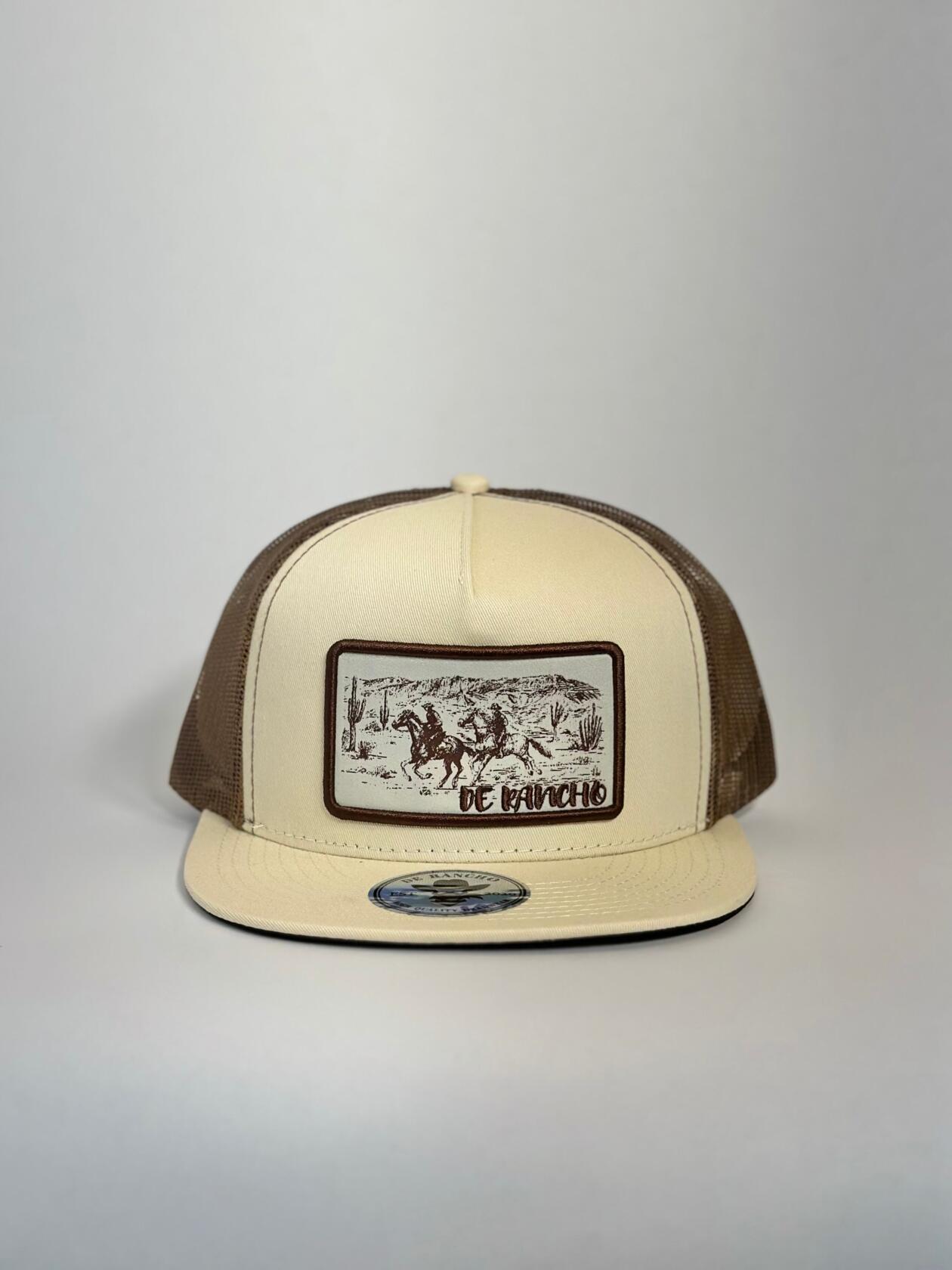 De Rancho Cowboys (CREAM/BROWN) Dr209 Hat