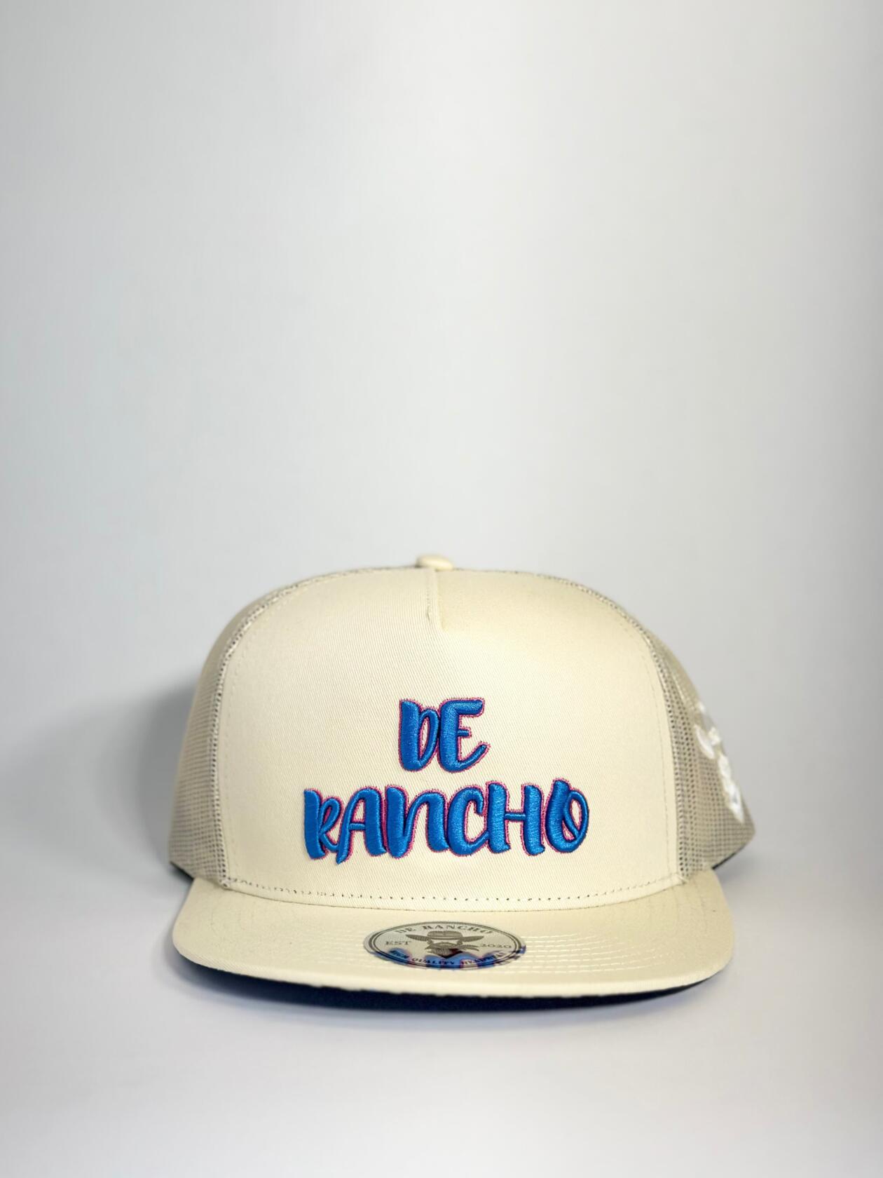 De Rancho Original (CREAM/BLUE) Dr226 Hat