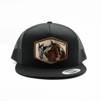 De Rancho Horse Faces Black Hat