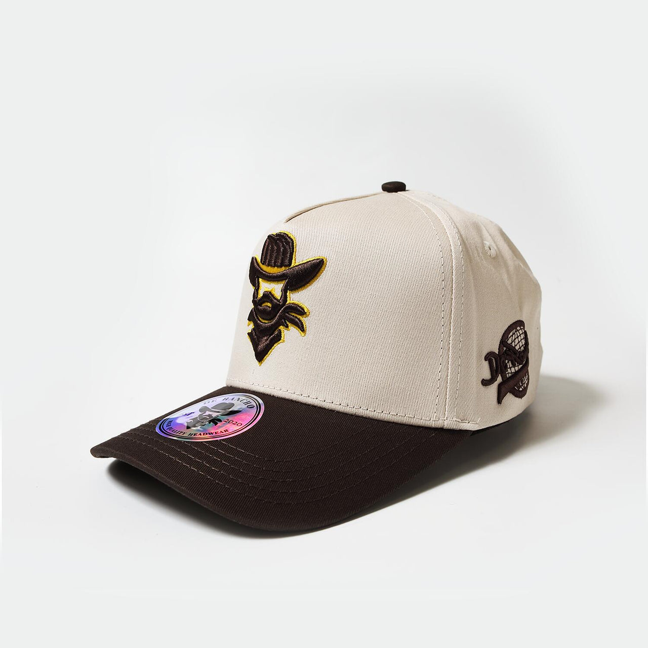 De Rancho A-frame Hat (KHAKI/BROWN)