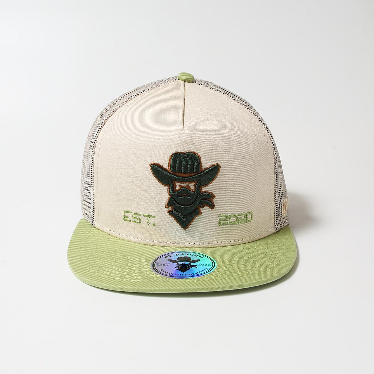 De Rancho (GREEN/CREAM) Dr107 Hat