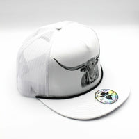 De Rancho Longhorn (WHITE) Dr206 Hat