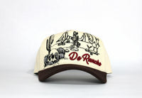 De Rancho Sierra Sunset A-frame Hat (CREAM/BROWN)