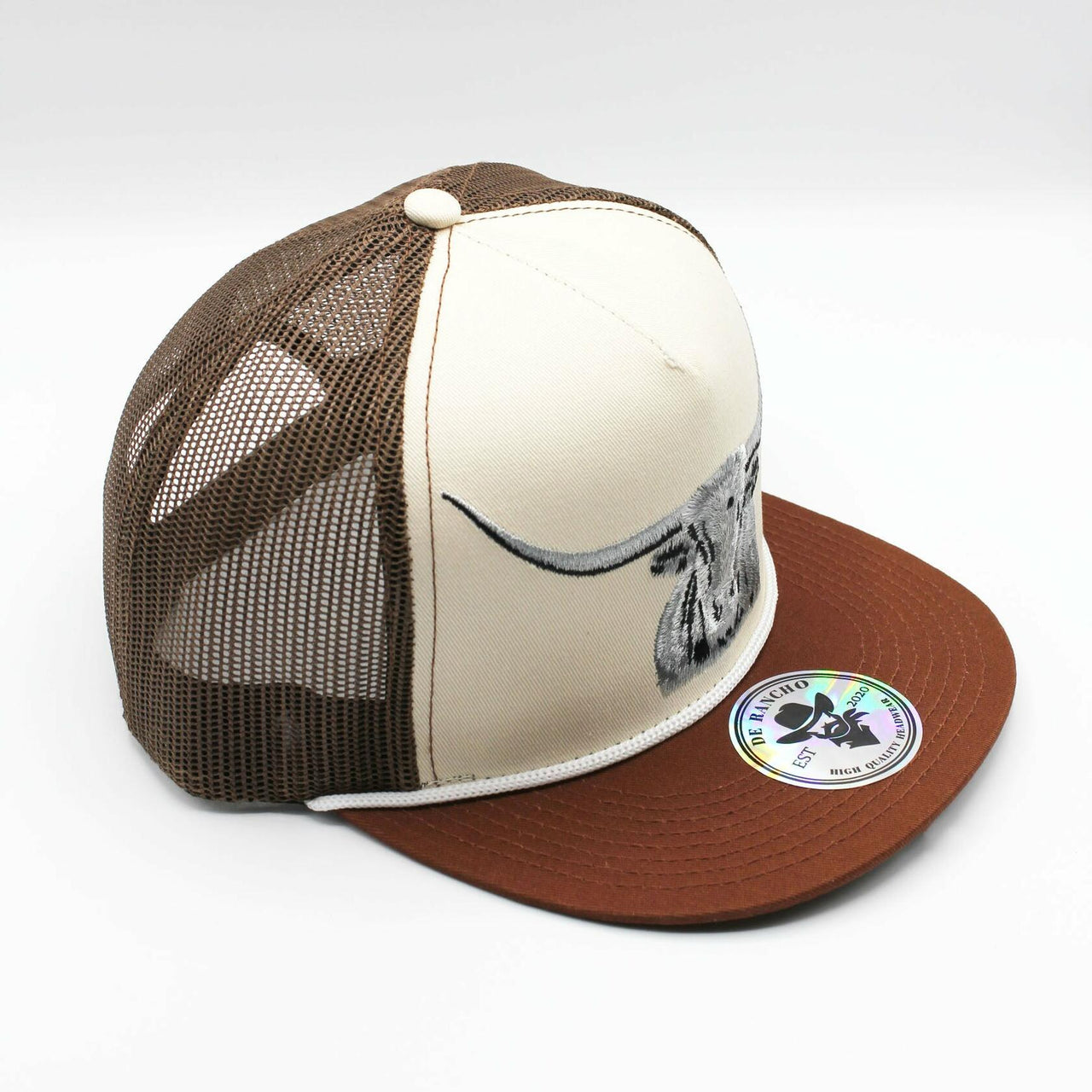 De Rancho Longhorn (CREAM/BROWN) Dr207 Hat