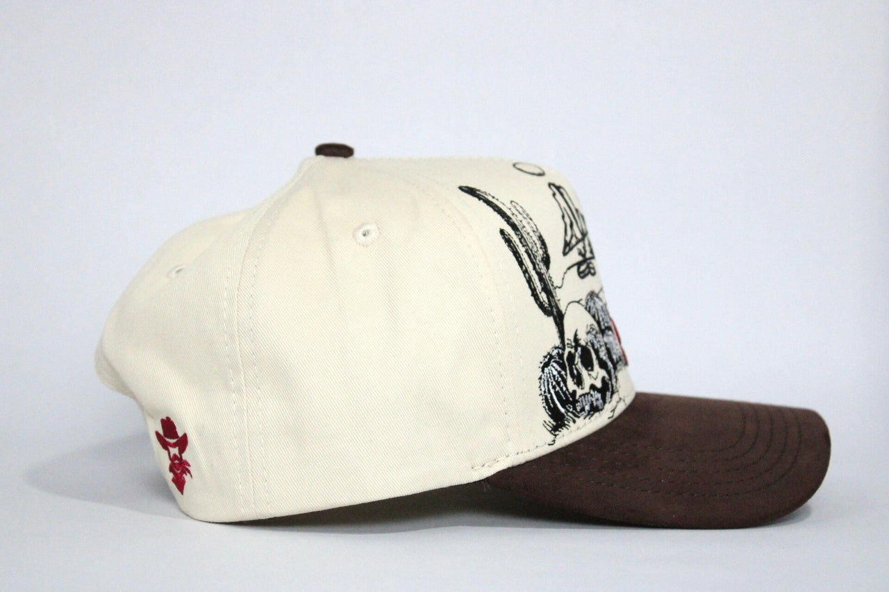De Rancho Sierra Sunset A-frame Hat (CREAM/BROWN)