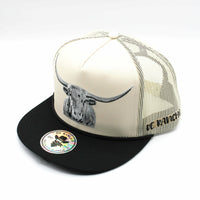 De Rancho Longhorn (CREAM/BLACK) Dr041 Hat