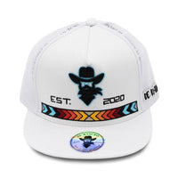 De Rancho Cowboy Tribal Line (WHITE) Dr018 Hat