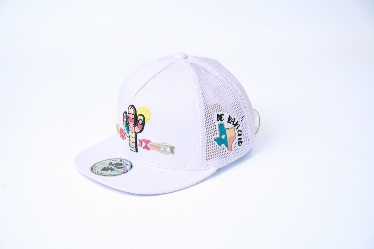 De Rancho Cactus Hat Kids (WHITE) Dr149