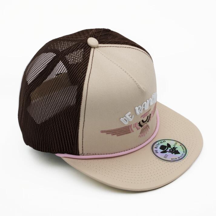 De Rancho All Mighty Eagle (CREAM/BROWN) Dr031 Hat