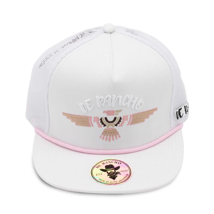 De Rancho All Mighty Eagle (WHITE) Dr030 Hat