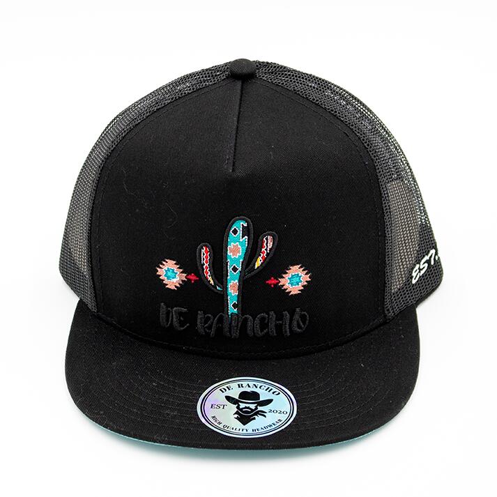 De Rancho Saguaro Hat (BLACK) Dr069