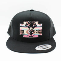 De Rancho Pink Aztec Blackout Hat