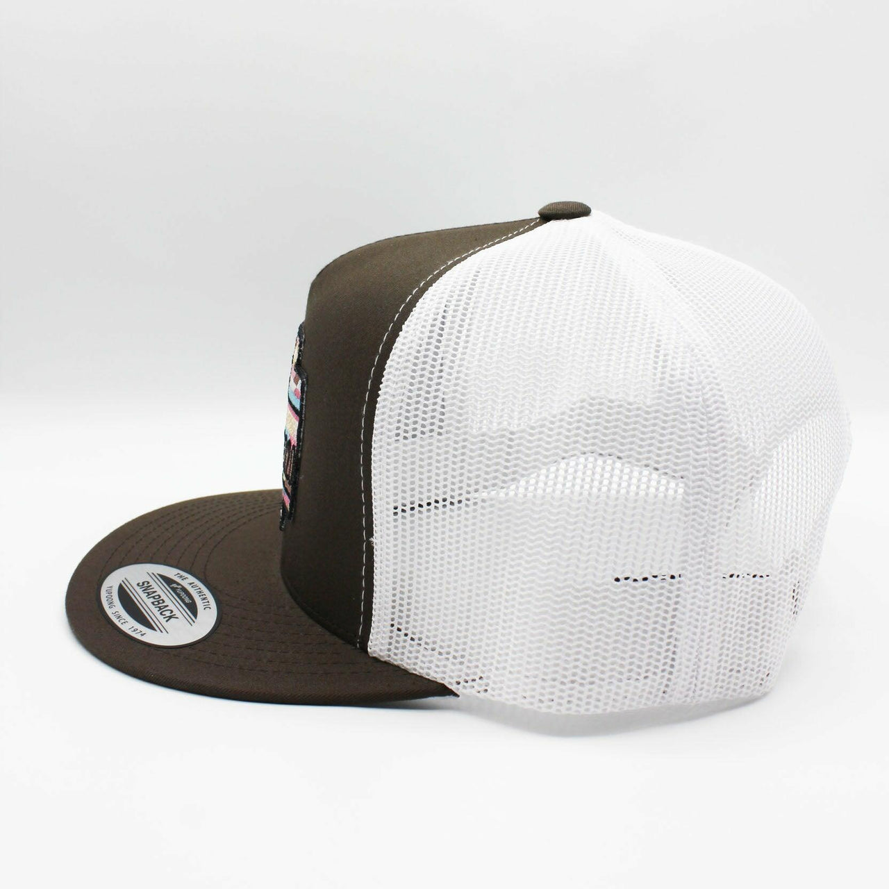 De Rancho Pink Aztec Brown Hat