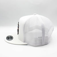 De Rancho Pink Aztec White Hat