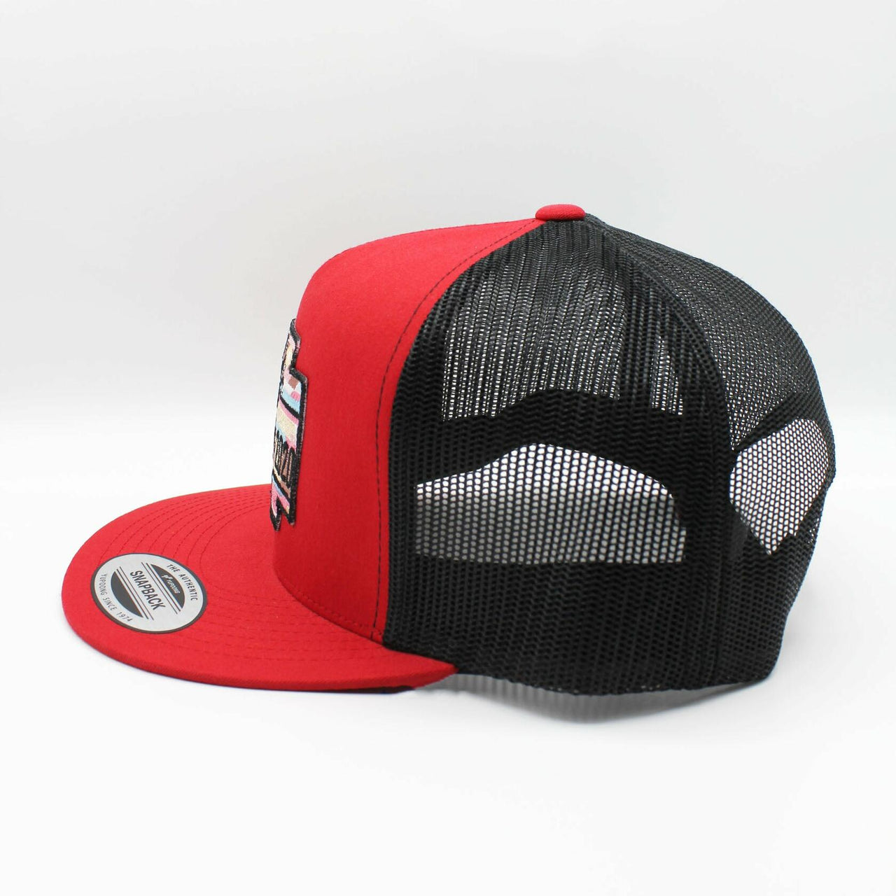 De Rancho Pink Aztec Red Hat