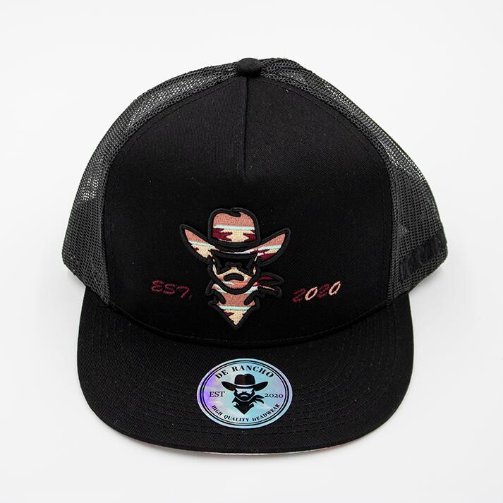 Cowboy with Aztec Pattern (BLACK) Hat