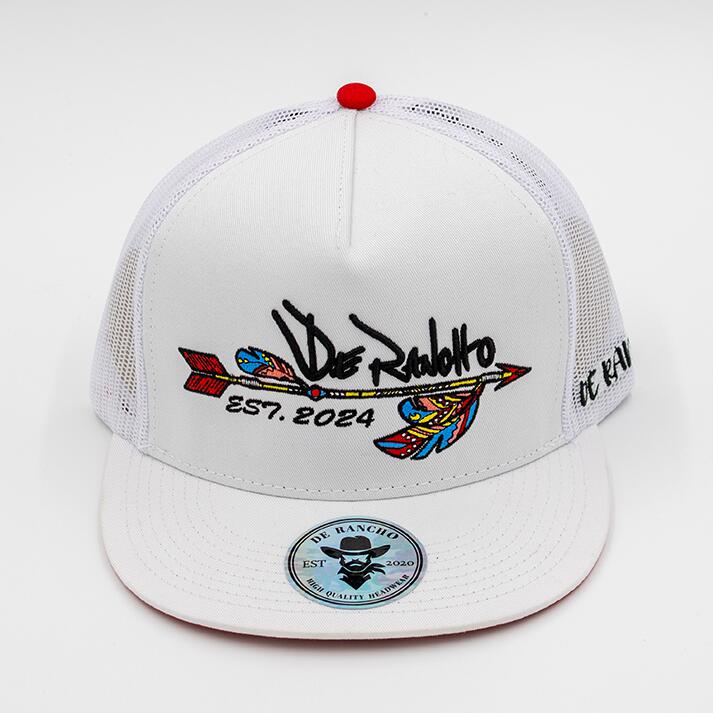 De Rancho Ancient Arrow (WHITE) Dr035 Hat