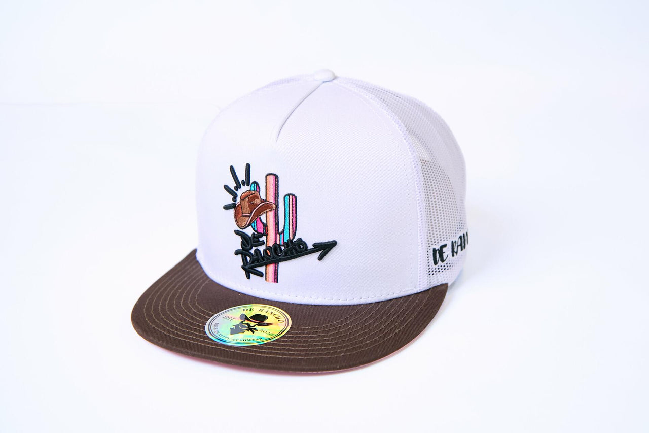 De Rancho Texana/cactus Hat (WHITE/BROWN) Dr090