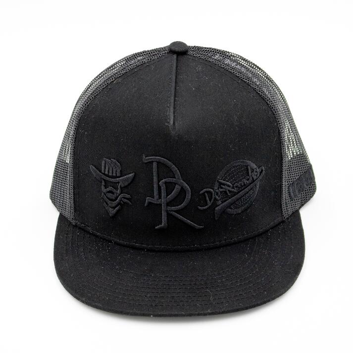 Dr 3 Logos Embroidery (BLACK) Hat