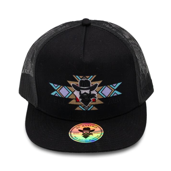 Tribal Cross Cowboy Hat (BLACK)