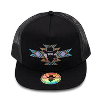 Tribal Cross Cowboy Hat (BLACK)