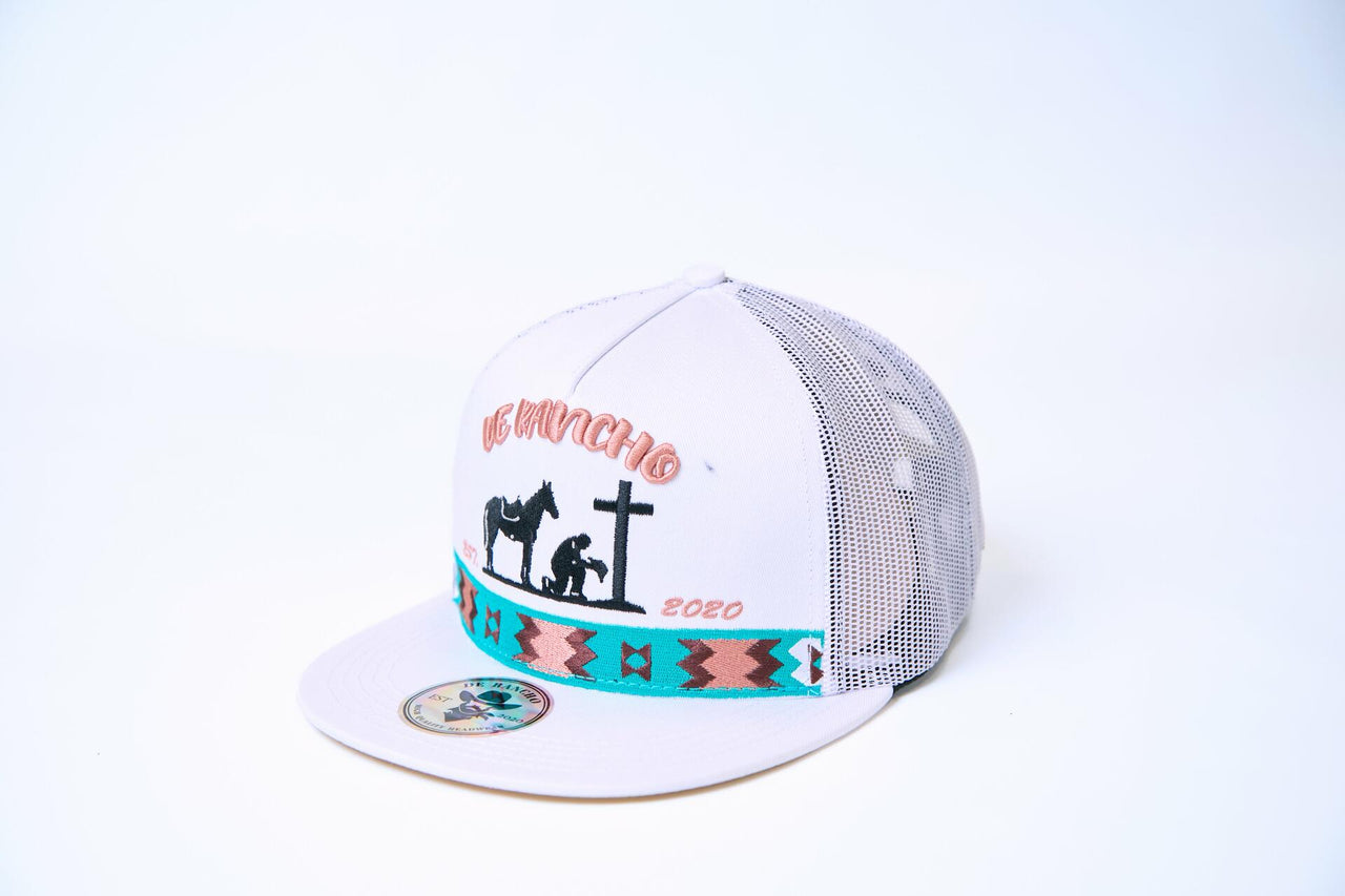 De Rancho Oración Hat (WHITE) Dr188