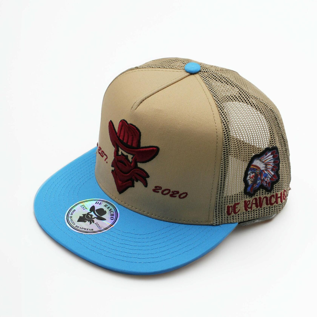 De Rancho A-frame Hat (CREAM/BLACK)