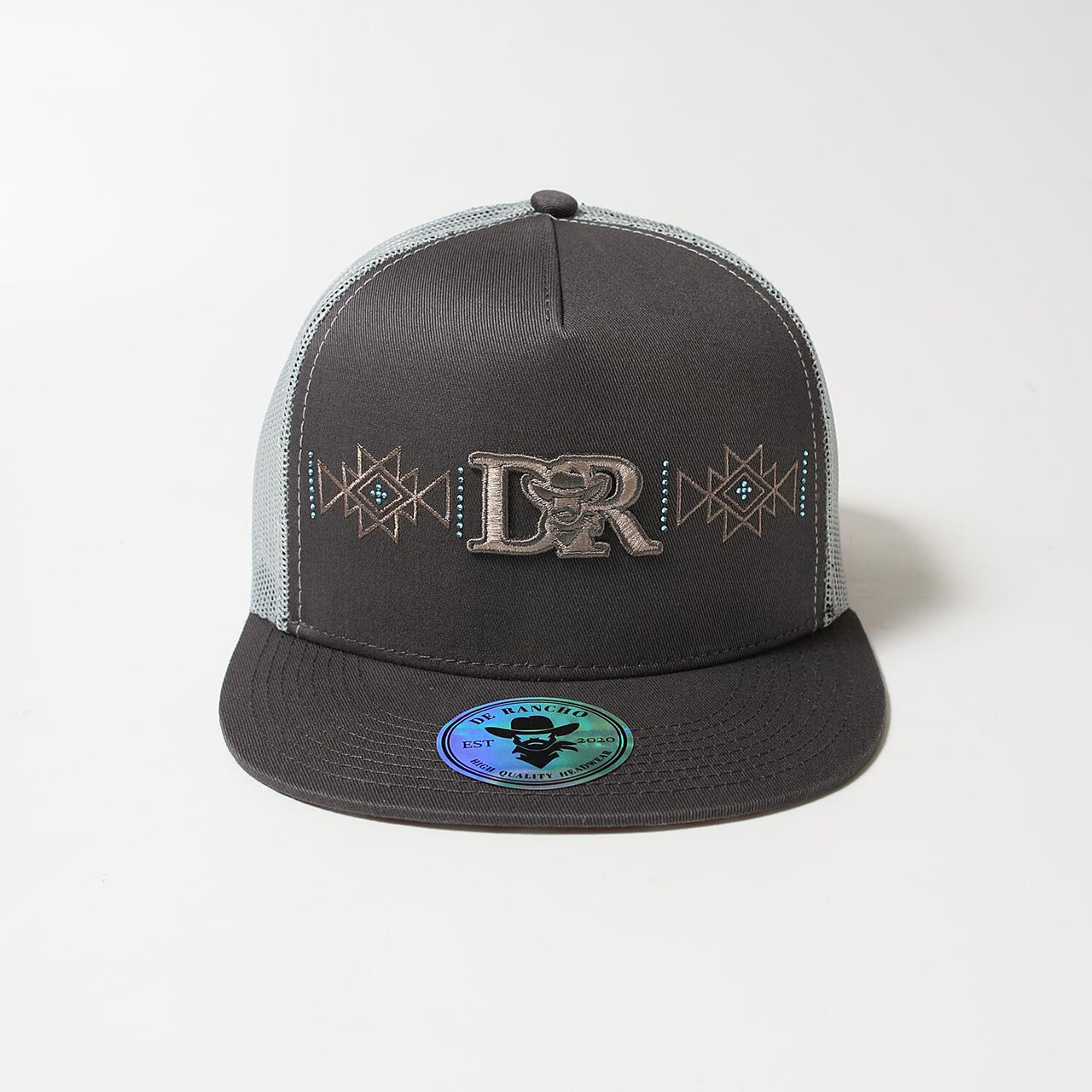 De Rancho A-frame Hat (OLIVE GREEN/WHITE)